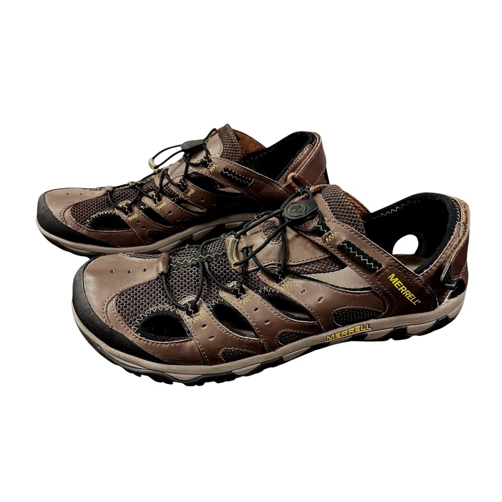 Merrell Portage Web Mens Brown Hiking Water Sandals Shoes Size 14 *DISCONTINUED
